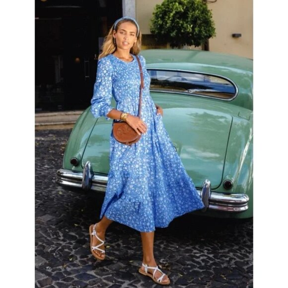 Tuckernuck Blue Floral Dress - Picture 2 of 8